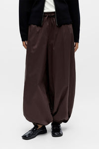 Object Paige Seal Brown Harem Trousers