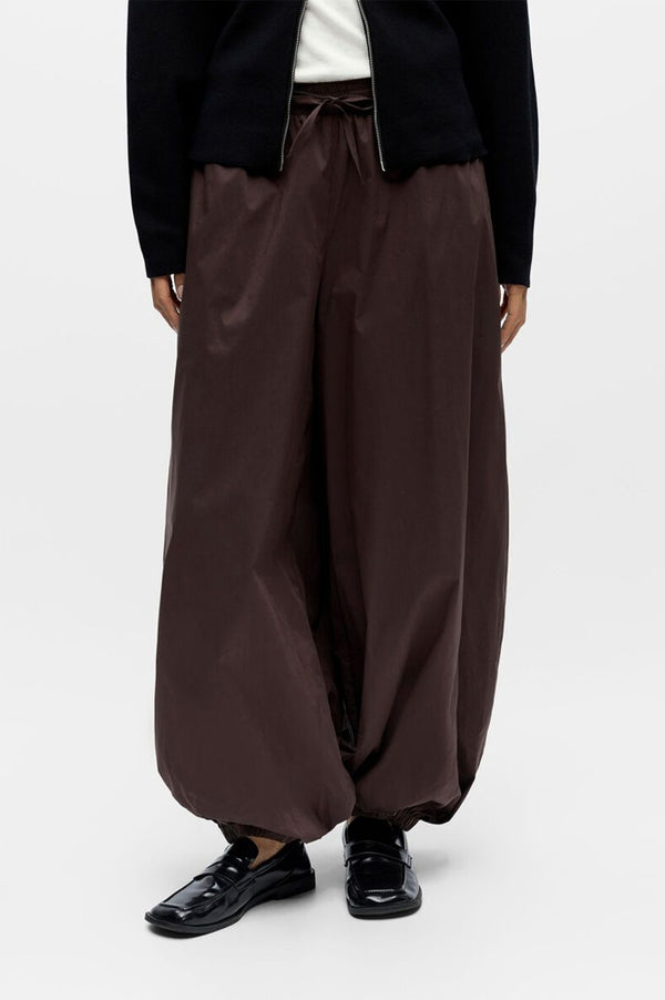 Object Paige Seal Brown Harem Trousers