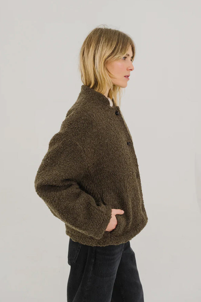 Sacrécoeur Jay Truffle Boucle Wool Jacket - The Mercantile London