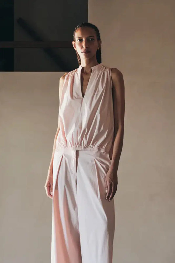 Rabens Saloner Ingebord Powder Pink Blouse - The Mercantile London