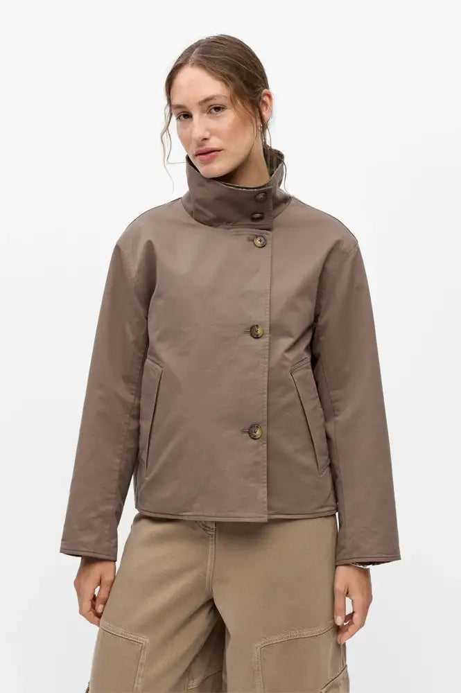 Object Gro Grey Checked Reversible Jacket