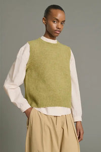 Soeur Namaste Sage Wool Vest