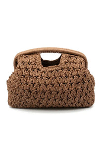 Nooki Charleston Khaki Woven Grab Bag - The Mercantile London