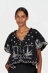 Komodo Beatrix Embroidered Blouse - The Mercantile London