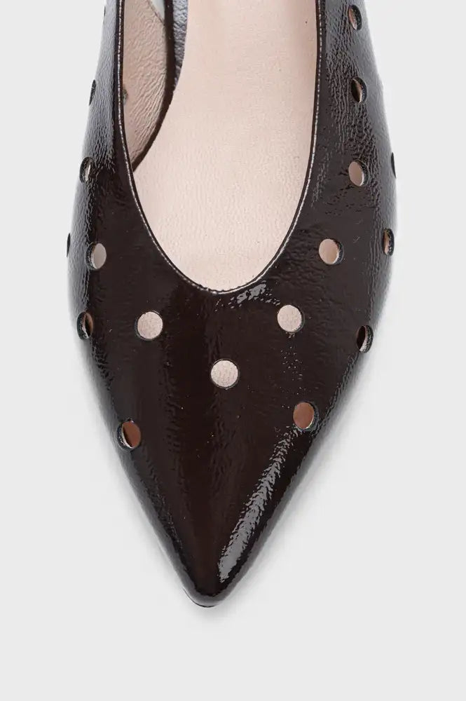 Bukela Cara Naplak Espresso Slingback Sandals - The Mercantile London