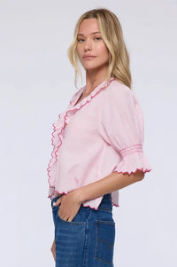 Charlie Joe Liki Pink Blouse - The Mercantile London
