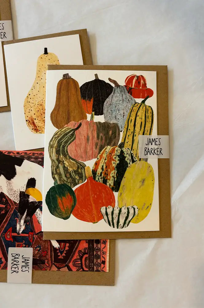 James Barker Gourds Greeting Card