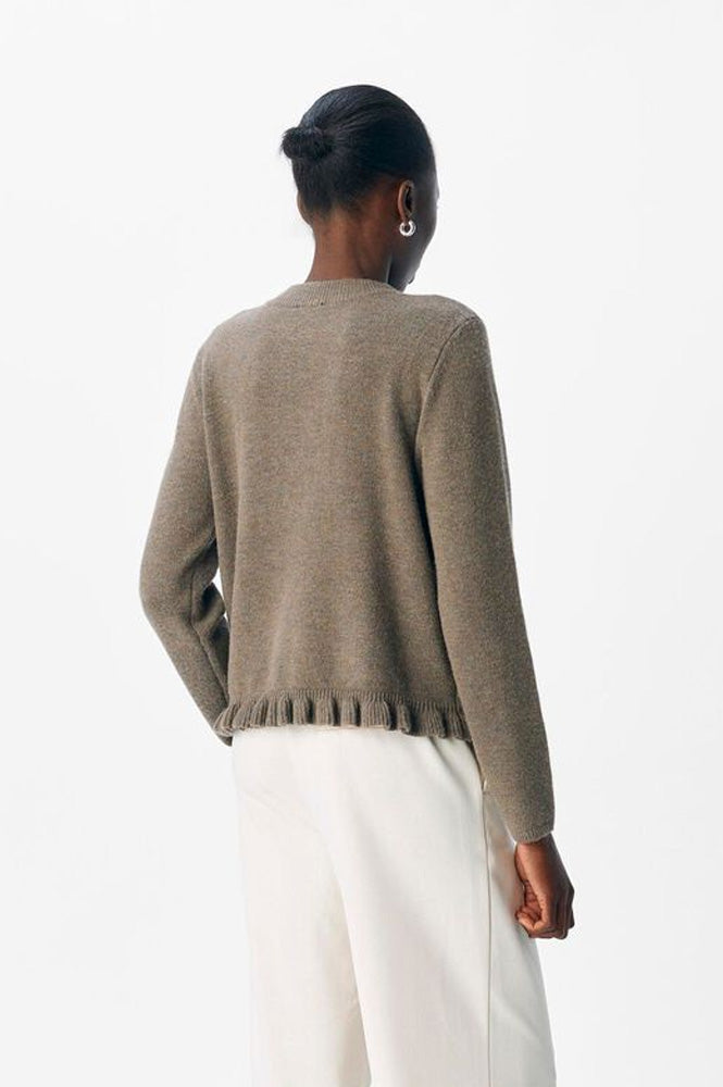 Object Elvina Morel Melange Cardigan - The Mercantile London