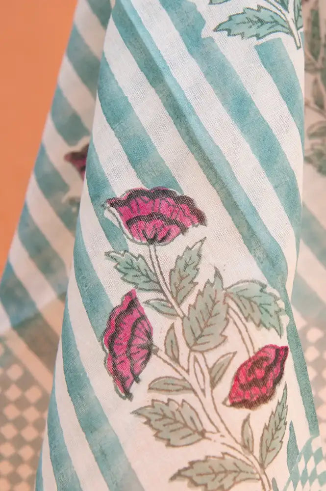 Zen Ethic Beaulieu Printed Bandana Scarf - The Mercantile London