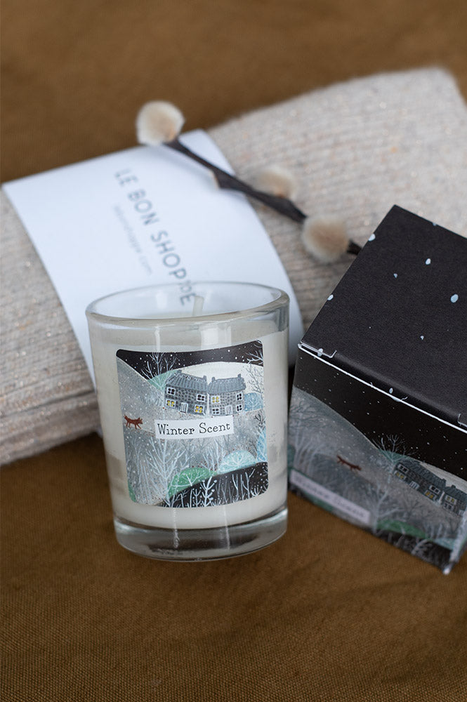 Winter Scent Illustrated Box Candle - The Mercantile London