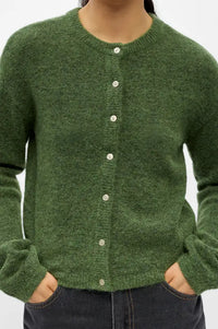 Object Agate Bronze Green Cardigan