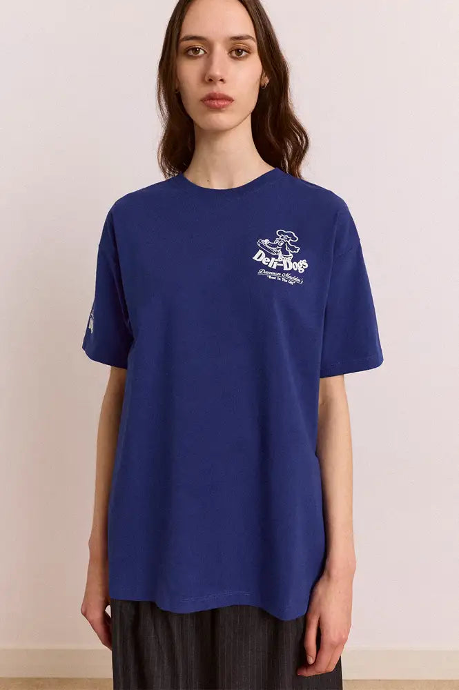 Damson Madder Navy Deli Dogs T-Shirt