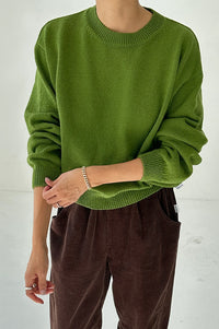 Le Bon Shoppe Milo Avocado Knit Sweater