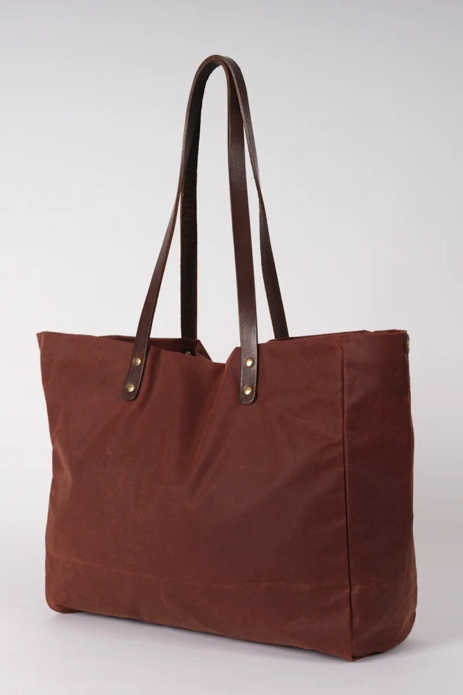 Kate Sheridan Midi Chestnut Tote Bag