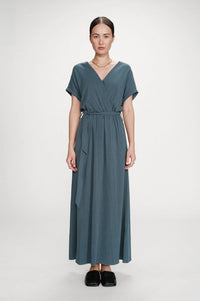 Grace & Mila Pollen Emerald Wrap Dress - The Mercantile London