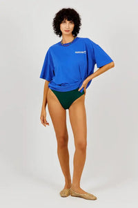 A.P Food Club Cobalt Print T-Shirt - The Mercantile London