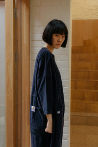 L.F. Markey Mega Navy Corduroy Boilersuit