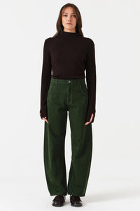 Seventy + Mochi Nina Dark Pine Barrel Leg Jeans - The Mercantile London