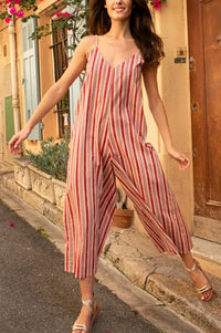 Zen Ethic Lea Miramar Pink Jumpsuit - The Mercantile London