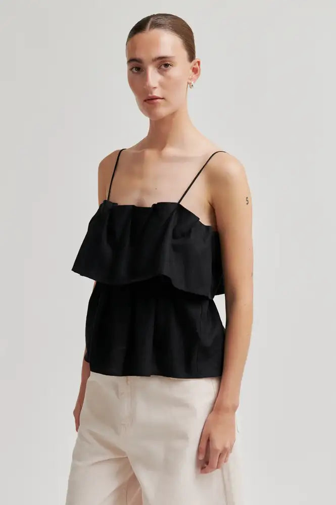 Second Female Aie Black Top - The Mercantile London