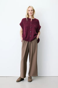 Grace & Mila Addison Aubergine Cardigan