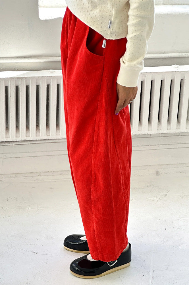 Le Bon Shoppe Arc Corduroy Flame Red Pants