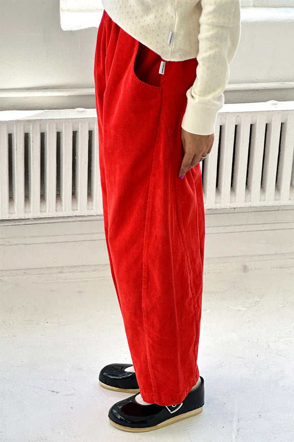 Le Bon Shoppe Arc Corduroy Flame Red Pants