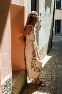 Indi & Cold Stone Cross Stitch Embroidered Dress