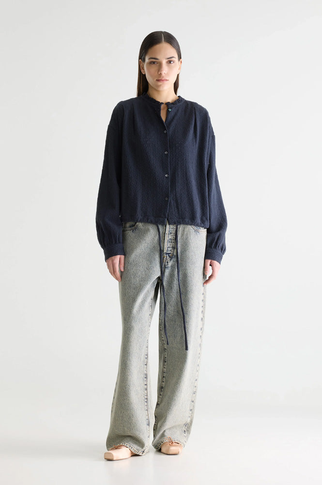 Bellerose Chelsy Floral Navy Blouse