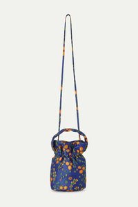 Compania Fantastica Navy Floral Jacquard Bag - The Mercantile London