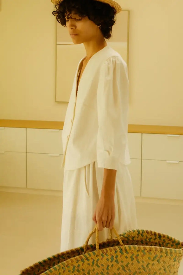 L.F. Markey Emile Ecru Skirt - The Mercantile London