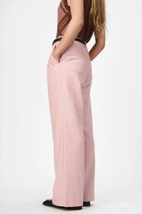 Nué Notes Russell Blush Melange Trousers - The Mercantile London