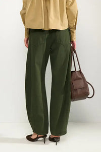 Numph Amsterdam Forest Night Barrel Leg Jeans