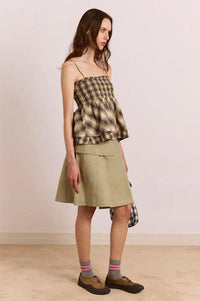 Damson Madder Azalea Cardamon Checked Cami Top