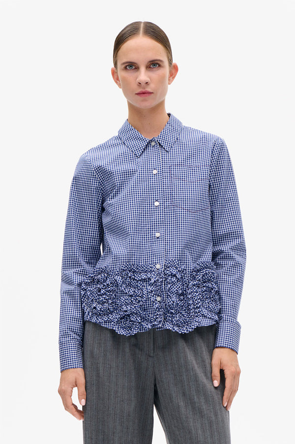 Baum Und Pferdgarten Mariel Blue Check Shirt - The Mercantile London