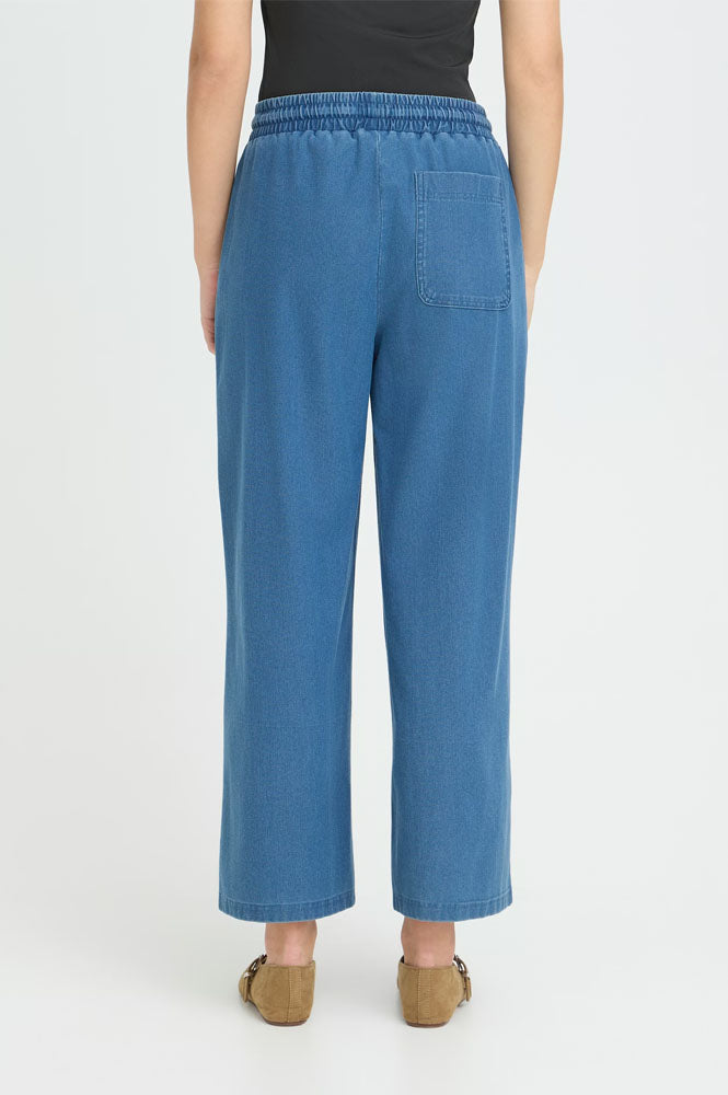 ICHI Kate Medium Blue Trousers