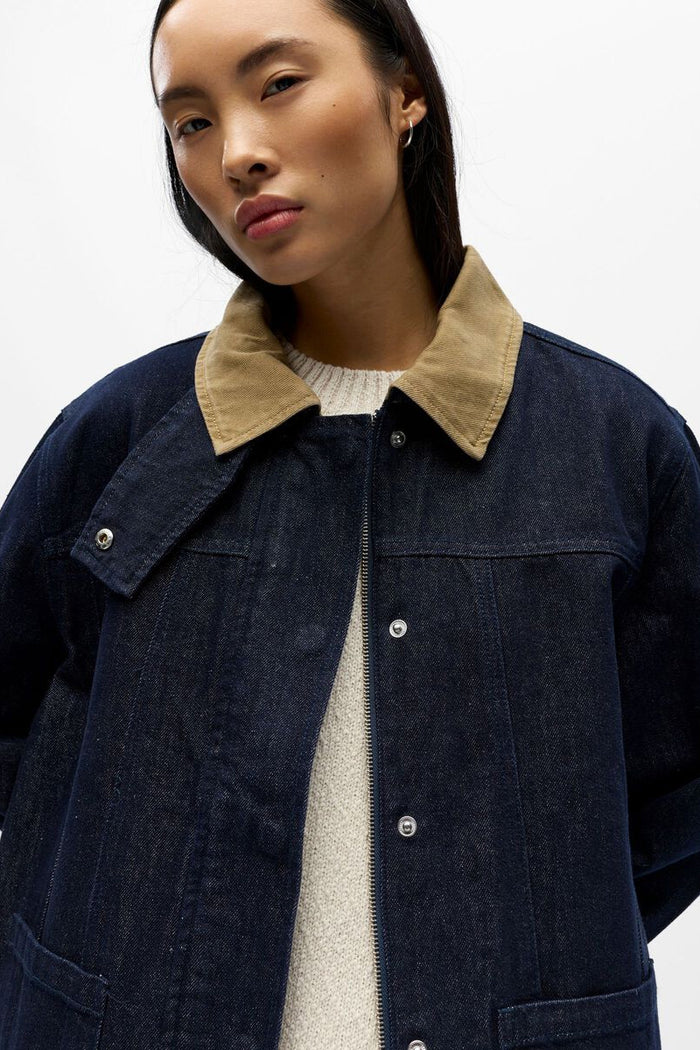 Object Sirennia Dark Washed Denim Jacket