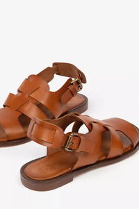 Penelope Chilvers Biscay Tan Leather Sandals - The Mercantile London