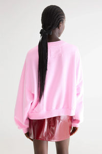 Bellerose Ferna Fluro Pink Crewneck Sweatshirt