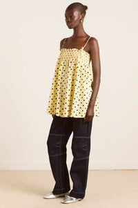Damson Madder Lilo Butter Spot Mini Dress & Skirt