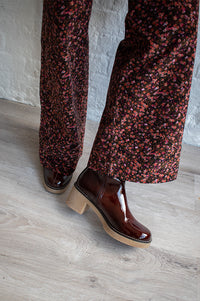 Petite Mendigote Clara Penny Brown Ankle Boots - The Mercantile London