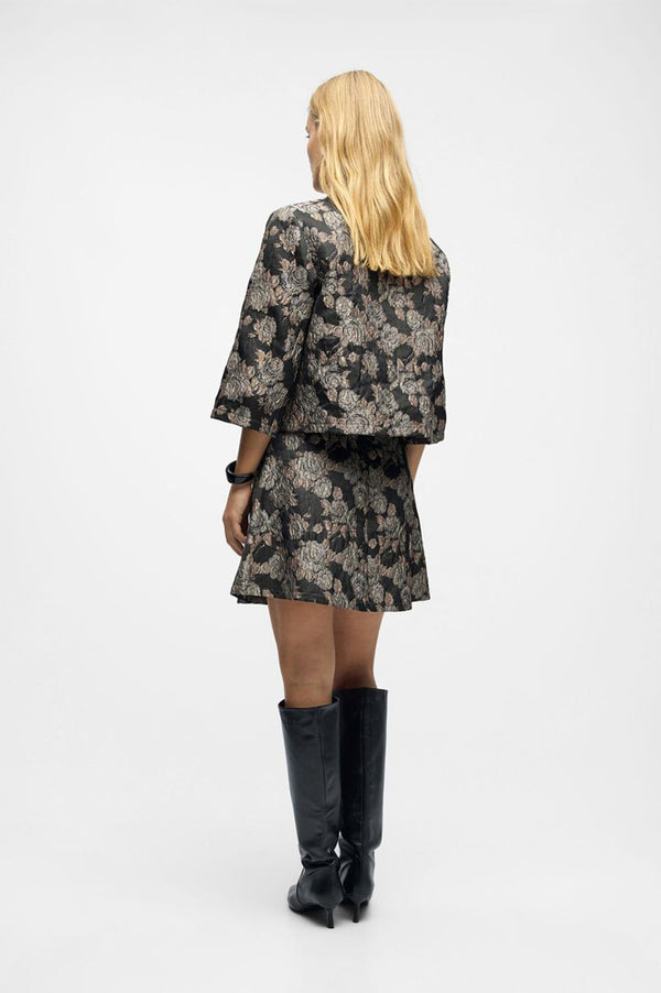 Object Juna Floral Jacquard Jacket - The Mercantile London