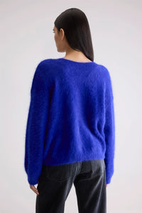 Bellerose Dathe Delphinium Purple Reversible Jumper - The Mercantile London