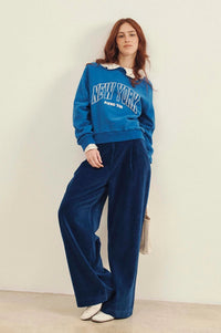 Emile et Ida Caroub Royal Blue Trousers - The Mercantile London