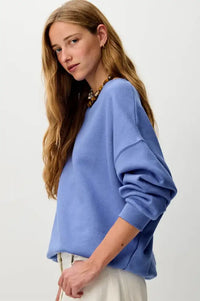 Sessùn Chebbi Italian Blue Oversized Sweatshirt