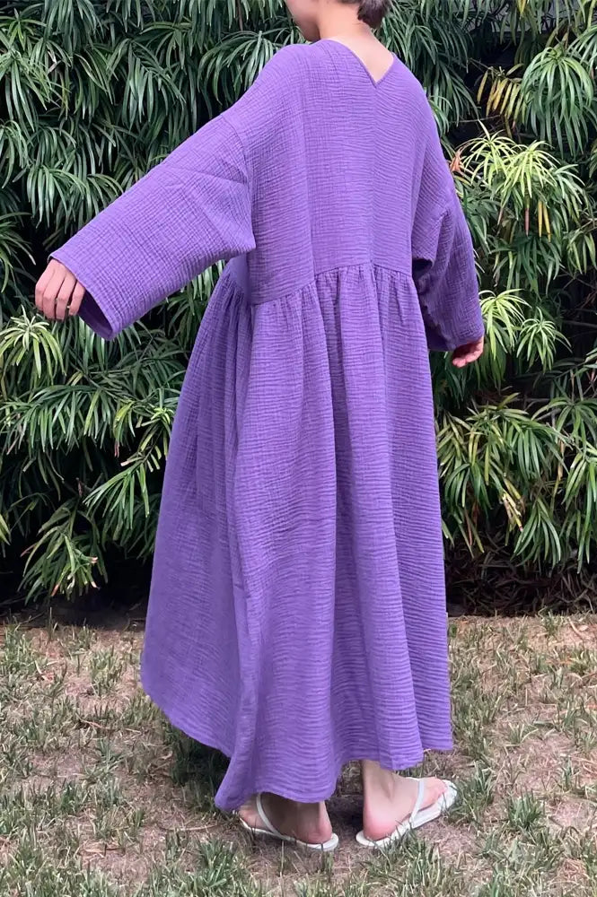 April Meets October Jacaranda Picnic Dress