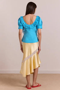 Damson Madder Anke River Blue Blouse - The Mercantile London