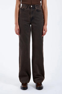 Dr Denim Echo Tar Jet Brown Jeans - The Mercantile London