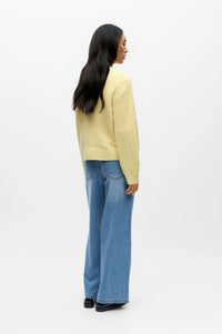 Object Debbie Sunlight Cable Knit Cardigan