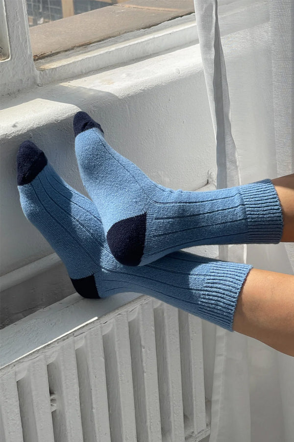 Le Bon Shoppe Classic Cashmere Bluebell Socks